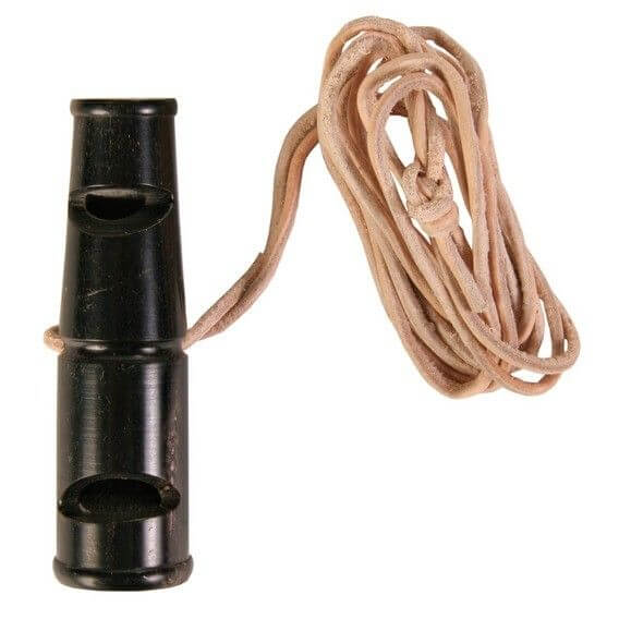 Sifflet en corne de buffle pour l&